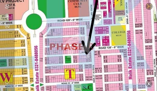 Phase 8 (T Block) | 21 Marla Prime Location Plot for Sale!