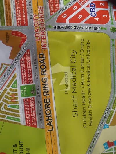 AA Block 5 Marla Plot available for sale cost of land price in | LDA City
