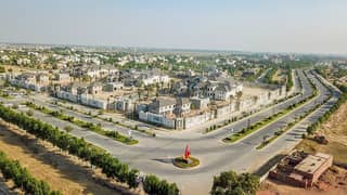 Rare Deal! 15 Marla Corner Plot (10 Marla + 5 Marla Extra) Ghaznavi Block, Sector F, Bahria Town Lahore.