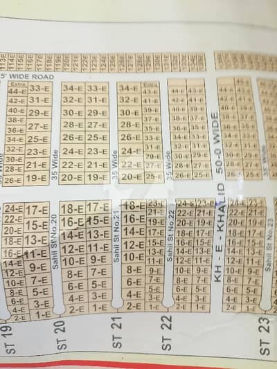 500 Yards Residential Plot Available For Sale In DHA Phase 8 SAHIL Street 9