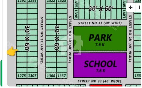 30*60 Available On Main Double Road.