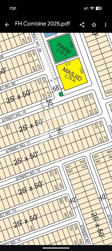 5 Marla Solid Plot Executive Block Faisal Hills For Sale