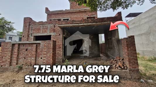 Brand New Gray Structure Modern Design For Sale LDA Approved Sui Gas And Wapda New Lahore City