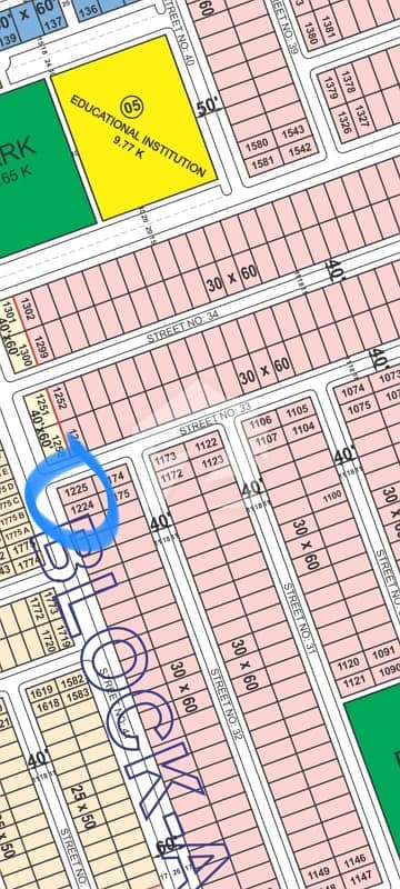 Corner 8 Marla Plot