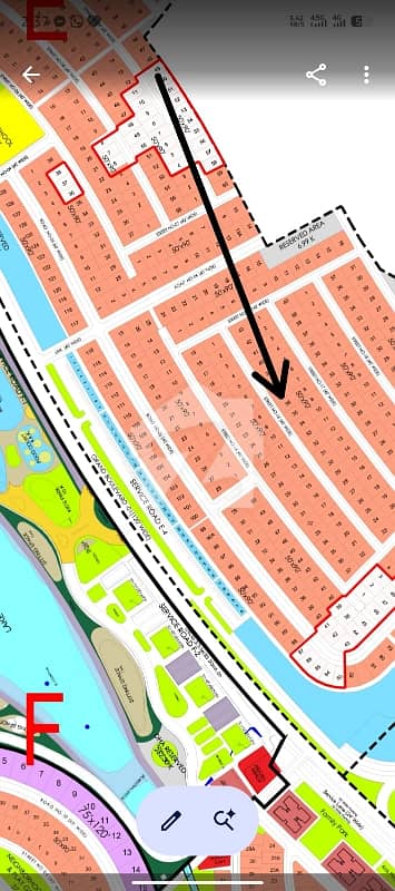 1 Kanal Developed South Face Plot Available For Sale. . .
