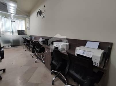 REX Marketing Presents!I-8 Markaz 430sqft Fully Furnished Office For Rent -AC Installed