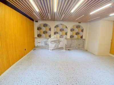 Fully Fitted Shop With Outdoor Space In F-10 Markaz At Prime Location For Rent