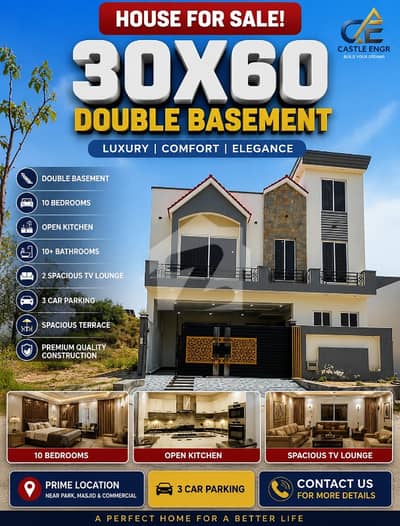 8 Marla Double Basement House For Sale In Multi Garden B 17 Islamabad
