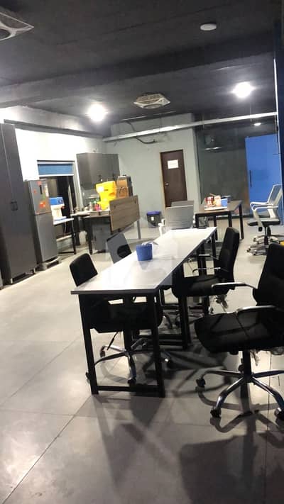 Commercial Furnished Space Available For Rent In Model Town On 3rd Floor With Lift