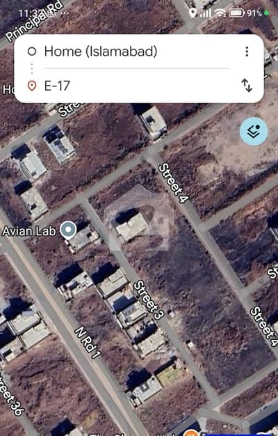1 Kanal Plot For Sale in E-17/3