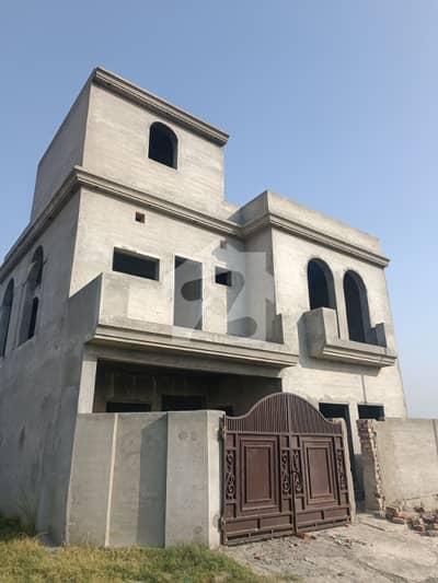 6 Marla Grey Structure House At Affordable Price