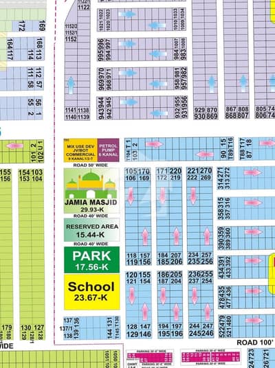 1 Kanal Hot Location Facing Park Near to Mosque For Sale