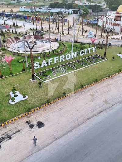 safron city 5 marla plot for sale