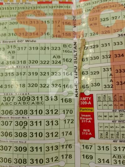 38th street Off Tipu 2000 Yards Residential Plot available for sale in Dha Phase 8 Karachi