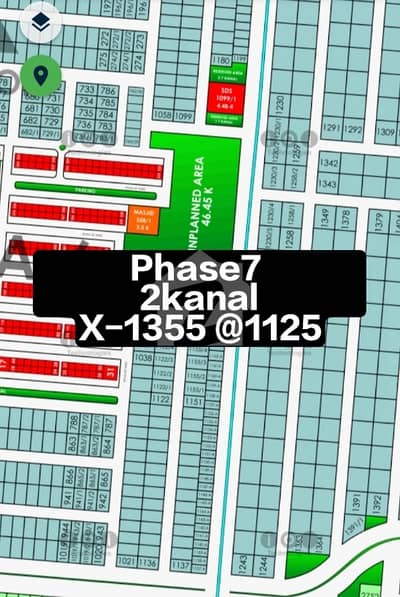 Plot No 1355-X @1125 | 2 Kanal Plot for Sale in Reasonable Price in Dha Phase 7 Plot No 1355-X @1125 | 2 Kanal Plot for Sale in Reasonable Price in Dha Phase 7