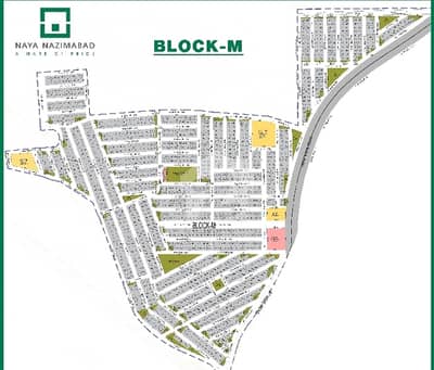 naya nazmabad block M plot available for sale