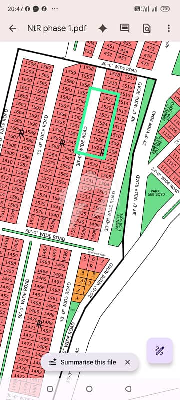 WEST OPEN 30 FEET ROAD FACING 120 SQ YARDS PLOT FOR SALE AT OVERSEAS BLOCK