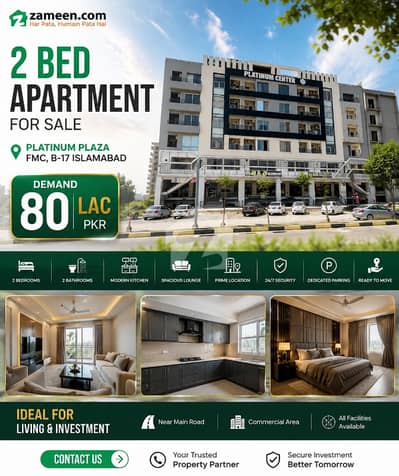 2 Bed Apparment For Sale In Platinum on 3rd Floor