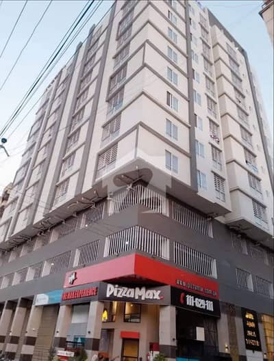 2 Bed DD Flat for Rent in Isra Tower Block 7 Gulistan-e-Jauhar Karachi | Main Road | Lift | 24/7 Utilities