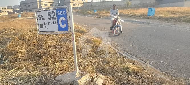 01 Kanal Heighted & Non-Corner Plot For Sale On (Urgent Basis) On (Investor Rate) In Sector C Near Family Park In DHA 05 Islamabad
