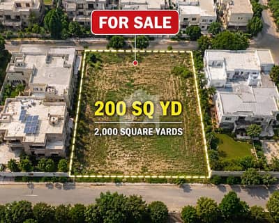 2000 SQYD PREMIUM PLOT AVAILABLE FOR SALE AT DHA PHASE 8, ZONE A