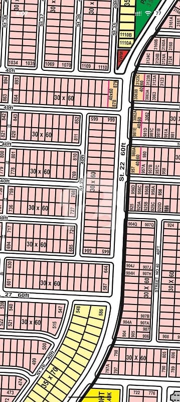 8 Marla 60 ft Road Solid Sun Face Plot Block F Multi Garden B-17 For Sale