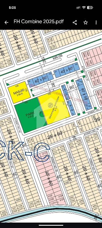 5 Marla Plot Block C Faisal Hills For Sale