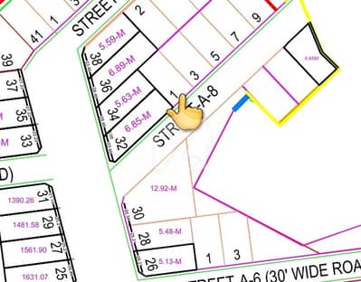 5 Marla (27x50) Plot Available, Map Approved, DPC Done,