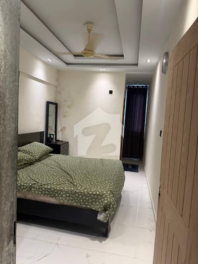 Fully Furnished 2 Bed Drawing Dining Apartment For Sale In Zamzma Park Facing Chance Deal Bank Loan Applicable