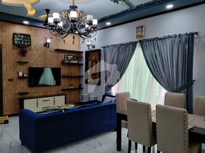 4 BedRooms with attached Washroom 1st Floor on Rent with Roof in Saadi Town