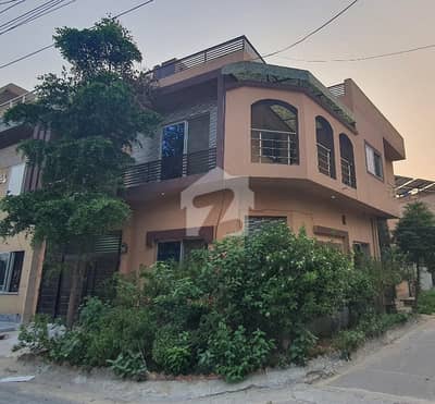 Only 3 Year Uses 5 Marla Corner House Low Price Available For Sale In Al Hafeez Garden Phase 1 Both Sides Road Canal Road GT Road Lahore