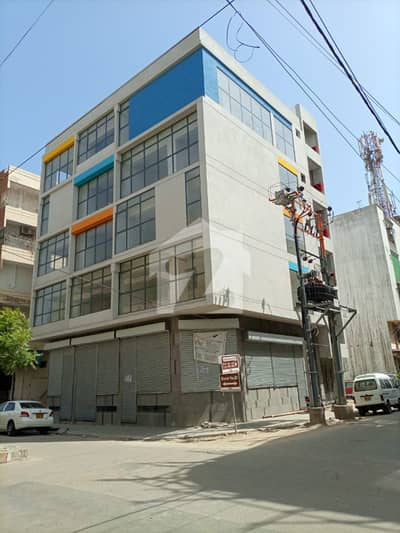 Front Entrance Glass Elevation Office For Sale At Rahat Commercial.
