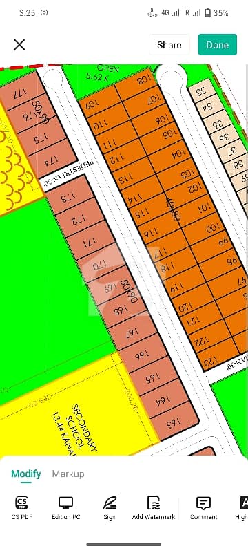 50*90 (1 Kanal) Park Facing Plot For Sale