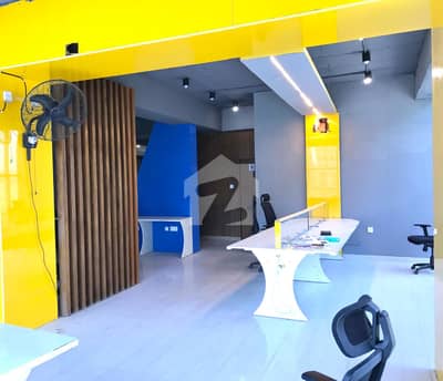 Semi-Furnished Office Space for Rent Gulberg Green, Islamabad Prime Location: Gulberg Green, Islamabad Covered Area: 2,700 Sq. Ft. Floor: 2nd Floor Rent Demand: PKR 5.50 Lac / Month