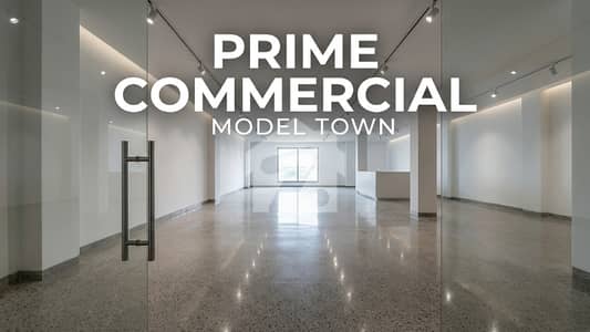 Ground Floor Commercial Hall + Mezzanine 3750sqft for rent K blocl Model Town