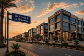DHA Phase 8 Ex Air Avenue N-12 Corner Commercial Plot | Pair Plot | 550 Lac