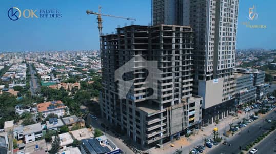 **Live The Elite Life 4 Bed DD Apartments With Private Pool At Sawera Sky Tower, Clifton Block 9 | Prime Location & Easy Installments By OK Estate & Builders**
