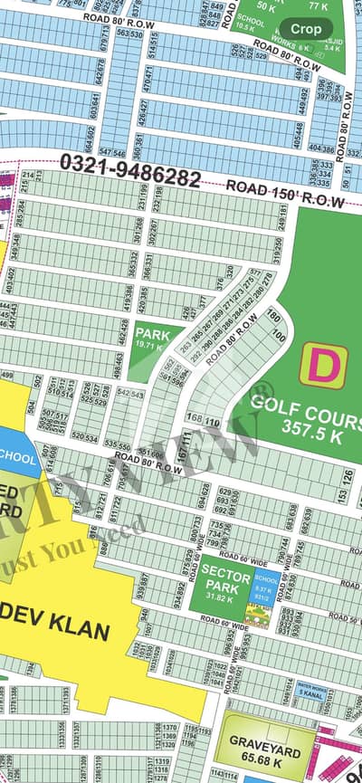 1 Kanal Plot Sector D | Golf Course Facing | Near Park & Mosque | Ideal Location 1 Kanal Plot Sector D | Golf Course Facing | Near Park & Mosque | Ideal Location
