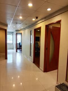 Shahraefaisal main opposite Habbit Fully furnished office available on Rent
