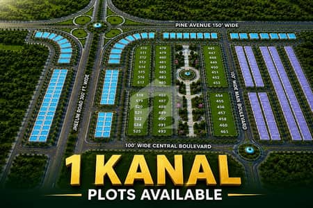 1 KANAL PLOT FRESH AVAILABLE IN ETIHAD TOWN PHASE 3 AVAILABLE ON INSTALLMENTS