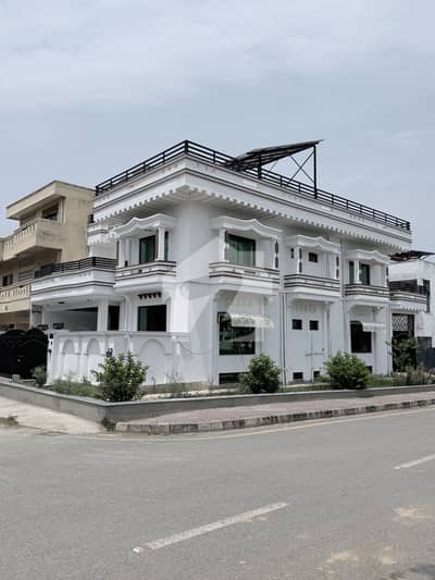 Main Double Road Corner Double Storey Full Basement House For Sale In Telegarden F-17 Mpchs