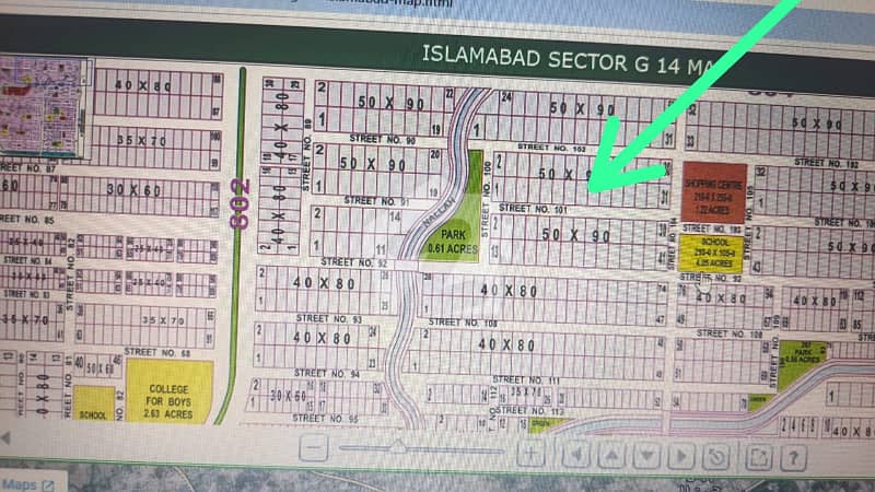 1 Kanal Plot For Sale In G-14/3 1 Kanal Plot For Sale In G-14/3