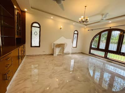 Brand New Spacious 5 Bedrooms House With Gareen Lawn For Rent In F-8 Islamabad