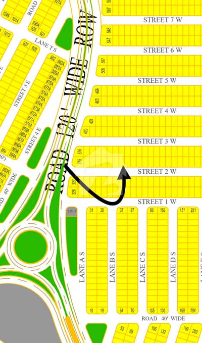 Sector 3-E, Where Prime Location Meets Future Prosperity. First Belt, Close To 120'Ft Road 125 Yards Plot For Sale