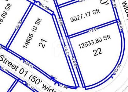 6 Kanal Corner Extreme Location Plot for Sale