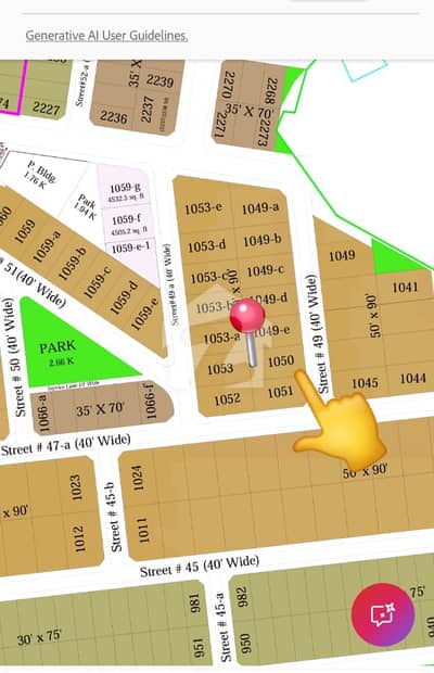Beautiful Solid Land Kanal Plot For Sale Phase 7