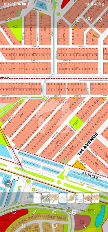 Heighted Solid Plot for sale on Liaqat Ali Khan Boulevard