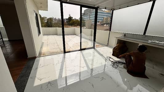 Luxurious, Brand New Fully Furnished, Independent Upper Portion Roof Top With Swimming Pool
