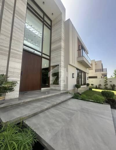 Brand New 500 Sq. Yards Luxury Bungalow for Sale in DHA Phase 8 Karachi | Off Khayaban-e-Roomi | Swimming Pool | Basement | 5 Bedrooms