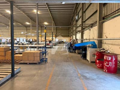 Prime loctation 60000 sq. ft Covered area ware house 35 ft hight